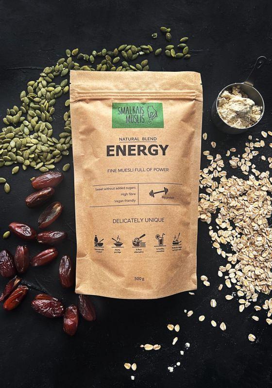 Brokastu pārslas Smalkais Muslis, natural Energy Blend