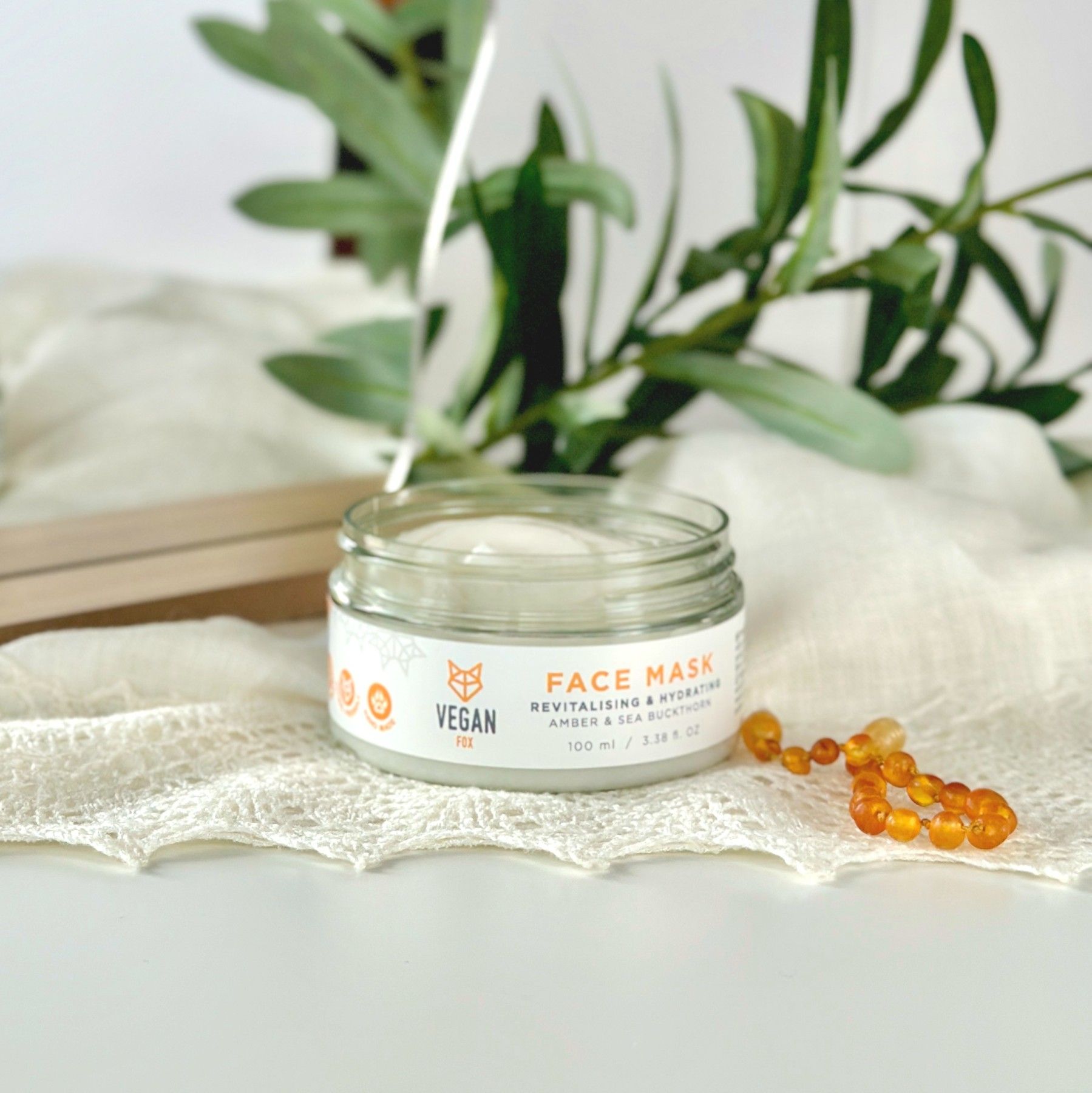 Sejas maska Vegan Fox, sausai ādai, 100 ml