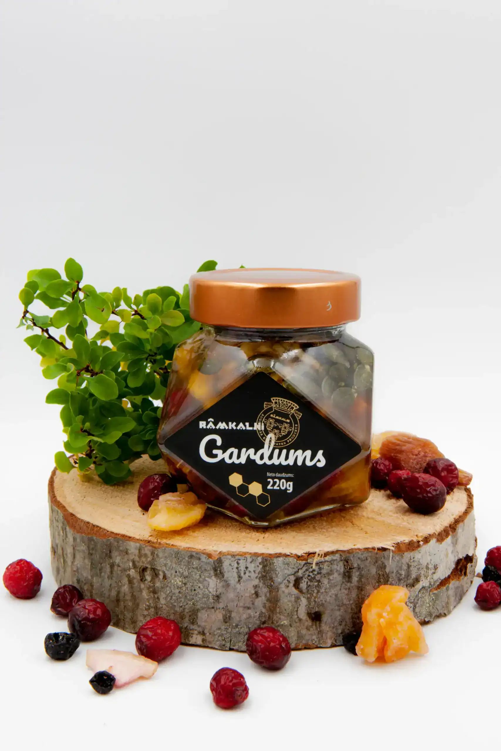 Medus gardums ar sukādēm un riekstiem, 220 g — attēls 3
