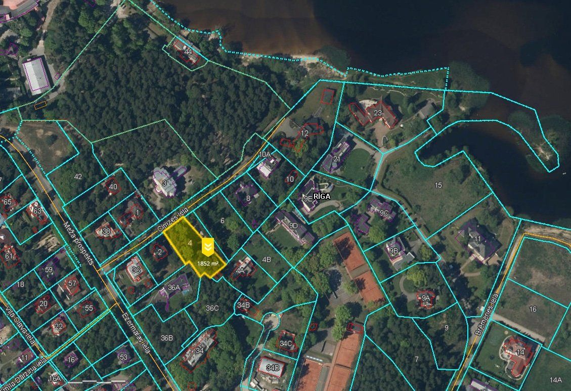 Zemes gabals 1852 m², Cimzes iela 4, Rīga — attēls 3