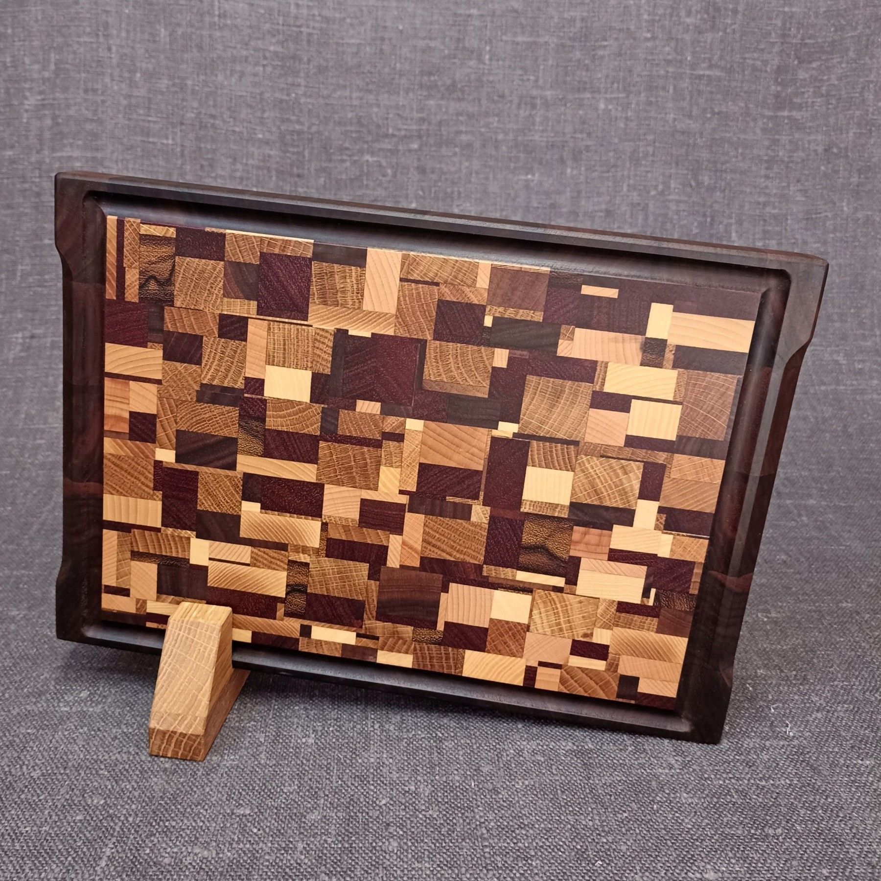 Griešanas dēlītis Raibi Koki, 33 cm, koks, raibā krāsā — attēls 2