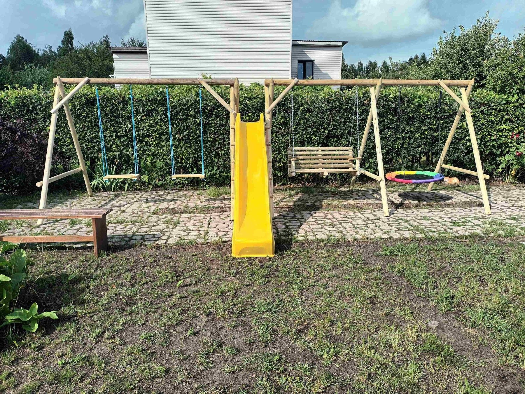 Rotaļu komplekss, platums 2,2 m, garums 8 m, augstums 2,2 m