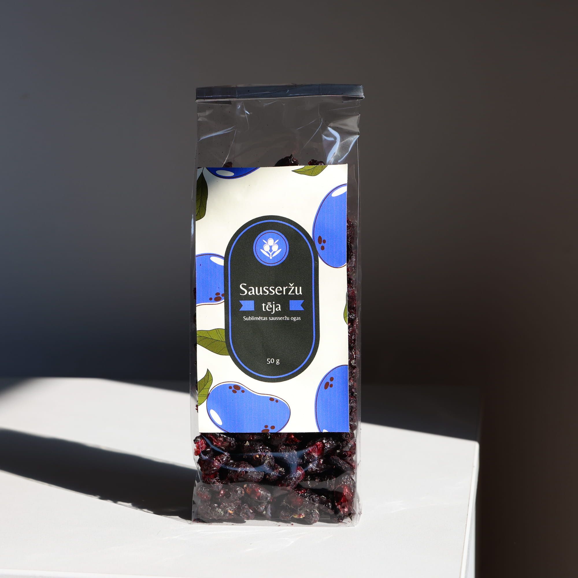 Sausseržu augļu tēja — liofilizētas ogas, 50 g