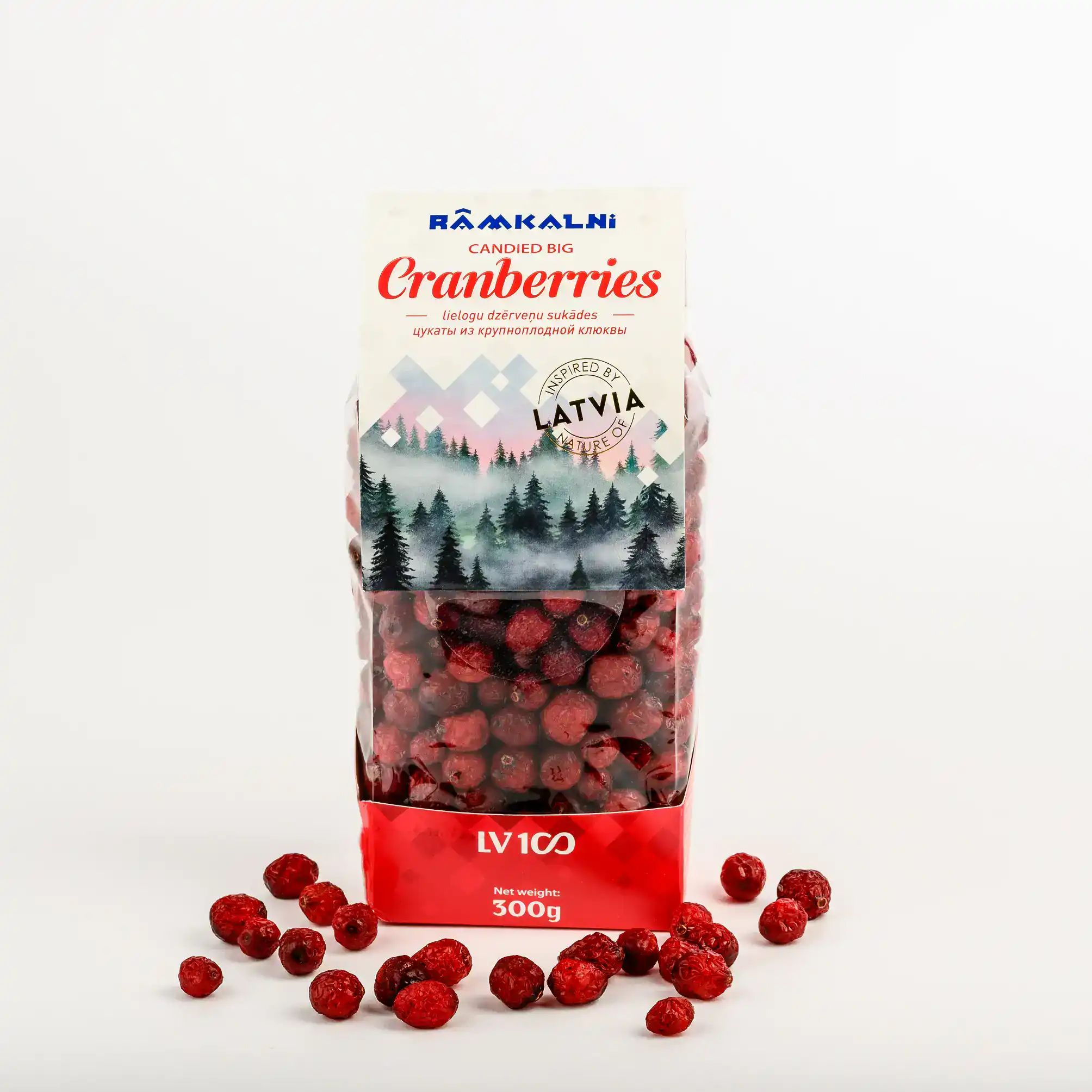 Lielogu dzērveņu sukādes, 300 g — attēls 2