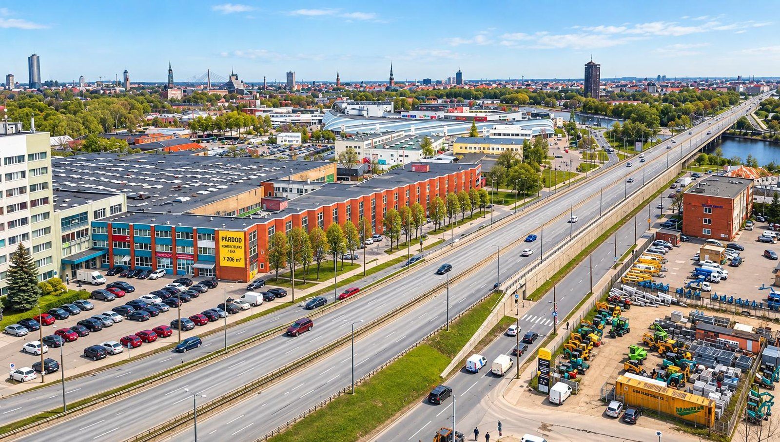 Tirdzniecības telpas 7206 m², Kārļa Ulmaņa gatve 2 k-1