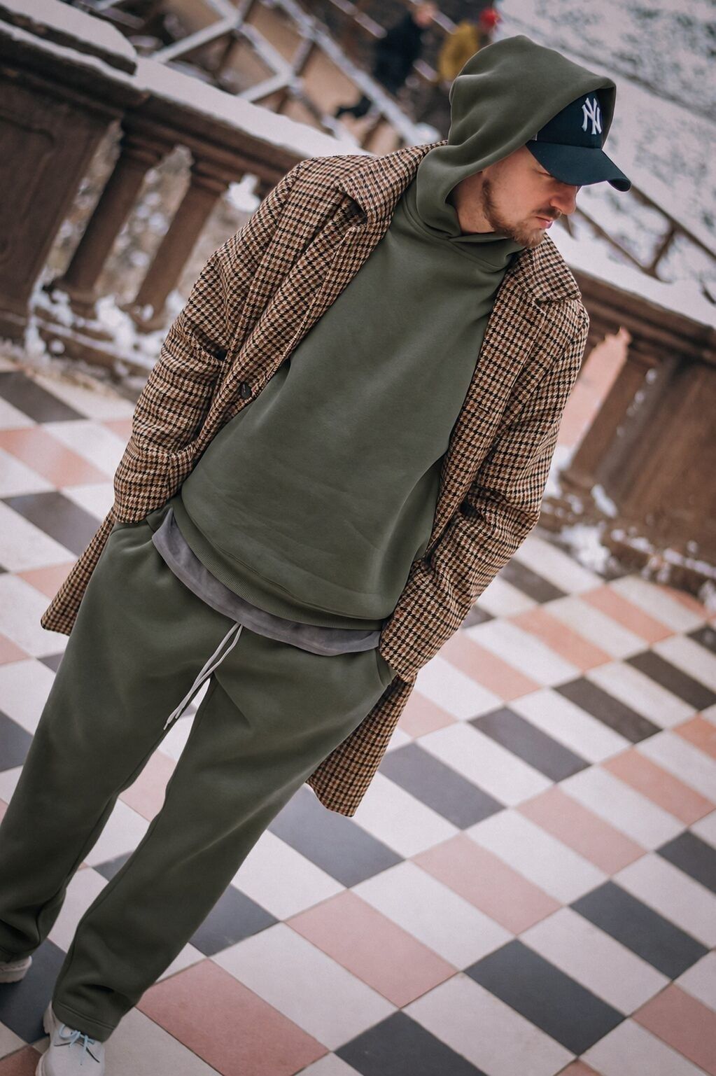 Vīriešu džemperis PIENALOTÉ, S, M, L, XL, brūnā krāsā — attēls 2