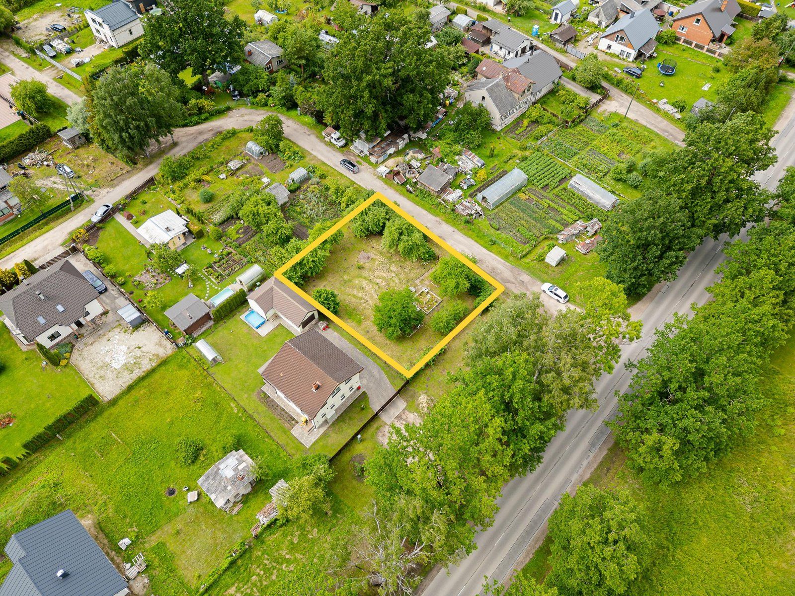 Zemes gabals 681 m², Tērvetes iela 232/1, Jelgava