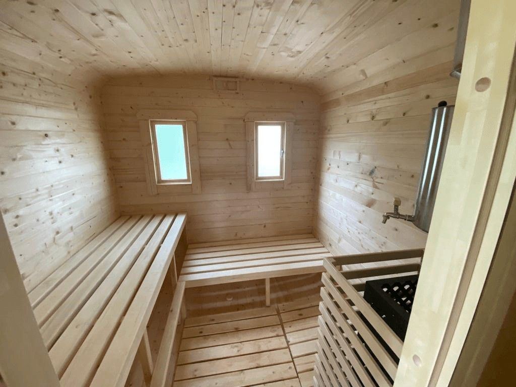 Mucas pirts, malkas krāsns, 11,5 m² — attēls 5