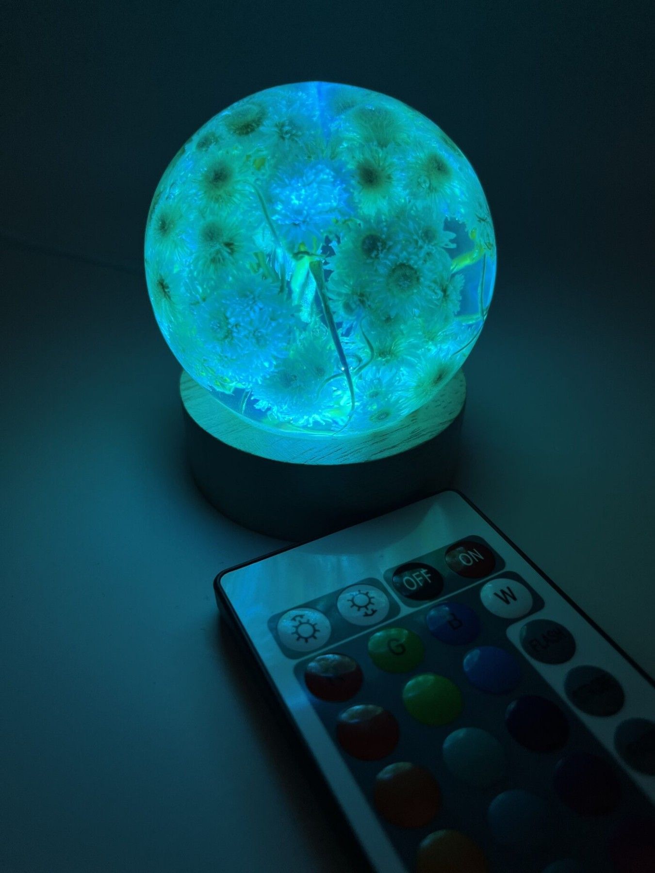 Galda lampa SpiiidBotanics, rgb, rozā krāsā — attēls 5