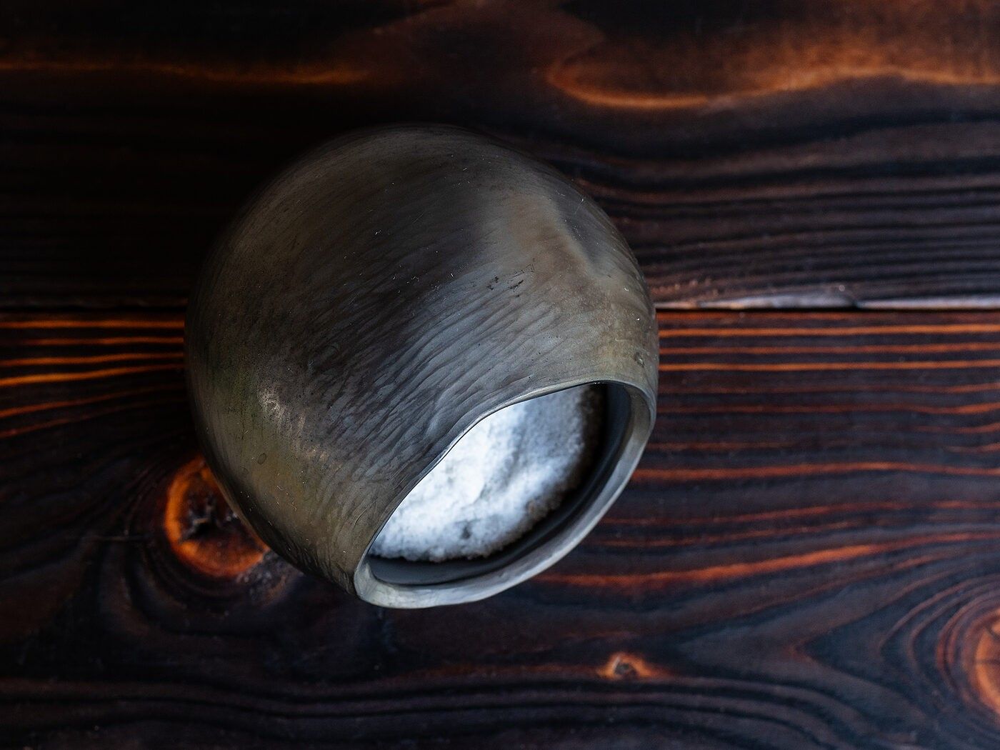 Garšvielu trauciņš Clay & Wood Design, keramika, melnā krāsā — attēls 4