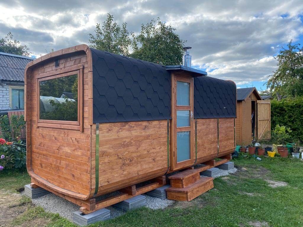 Mucas pirts, malkas krāsns, 11,5 m²