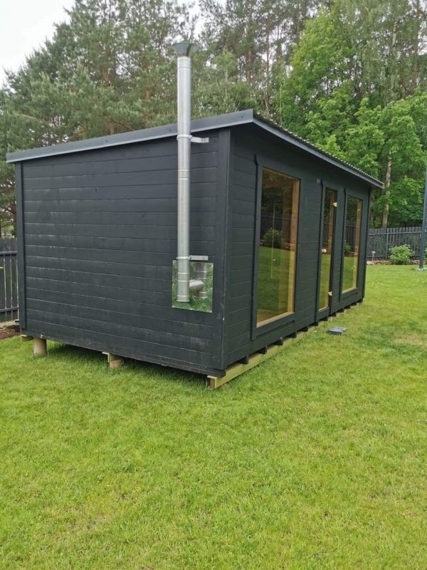 Pirts, malkas krāsns, 18 m² — attēls 2
