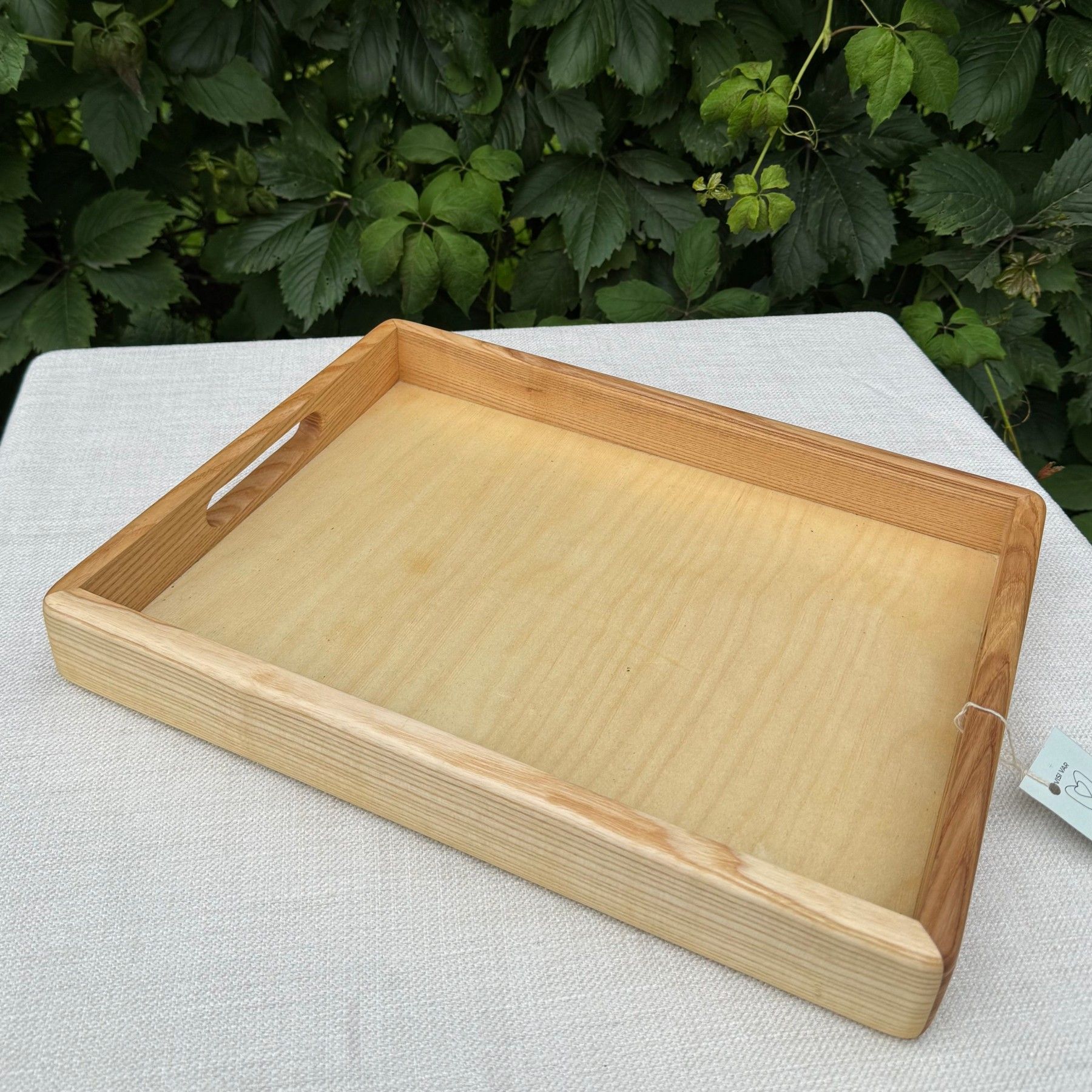 Paplāte Visi Var, 30 cm, koks, brūnā krāsā