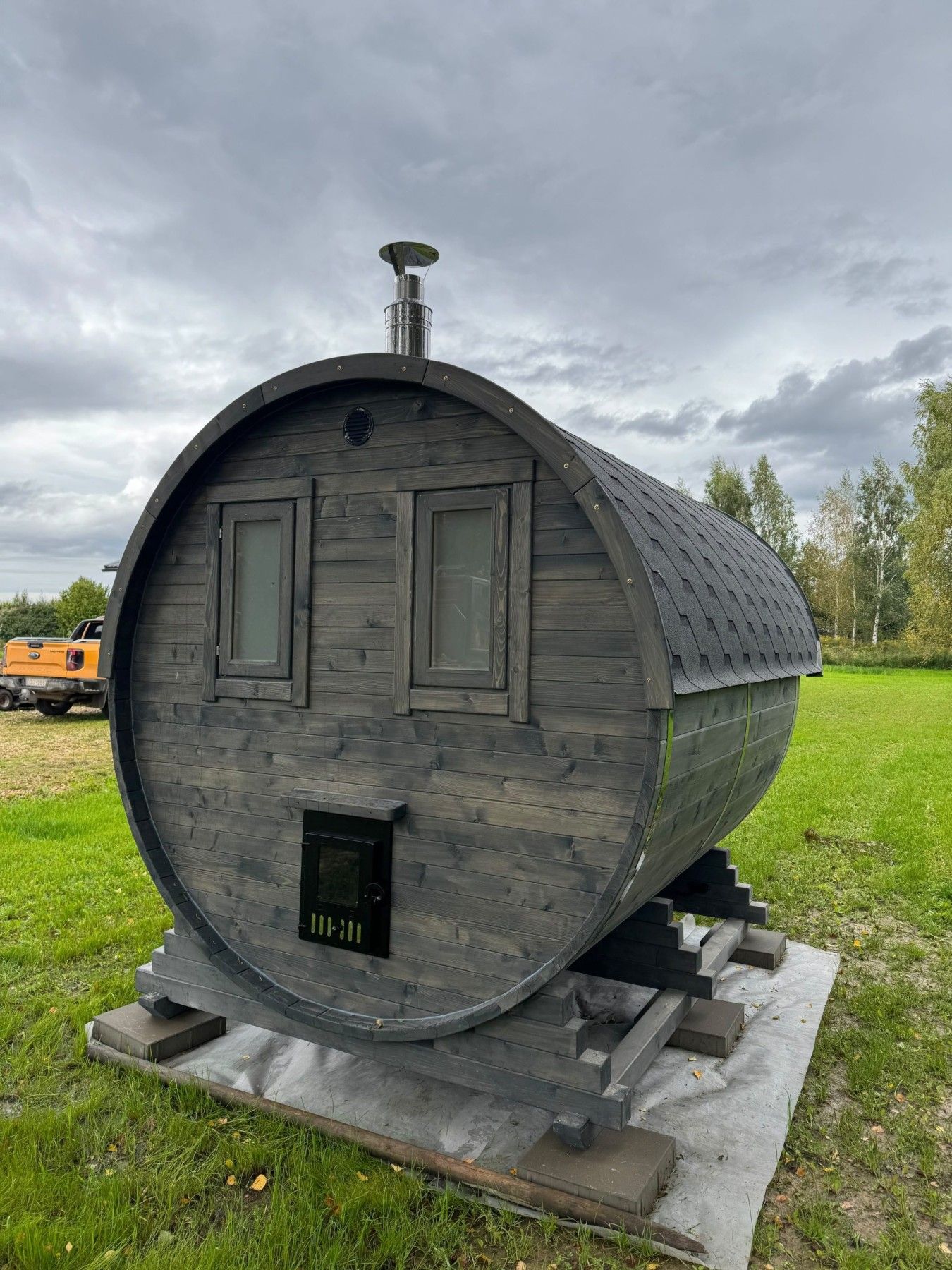 Mucas pirts, malkas krāsns, 5,75 m²