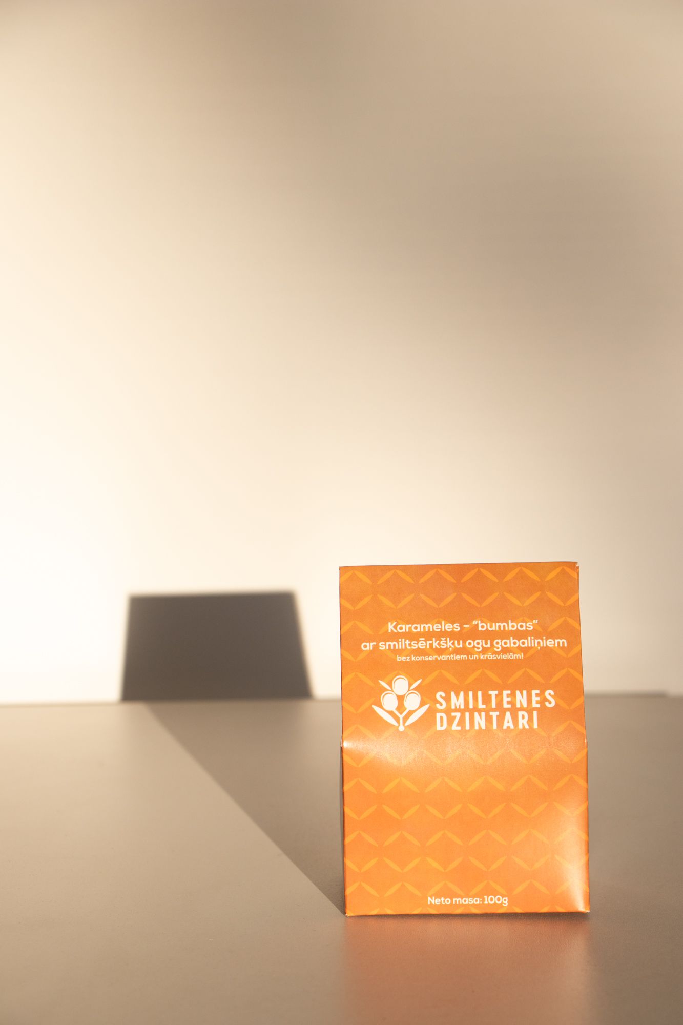 Smiltsērkšķu karameles „Bumbiņas”, 100 g — attēls 2