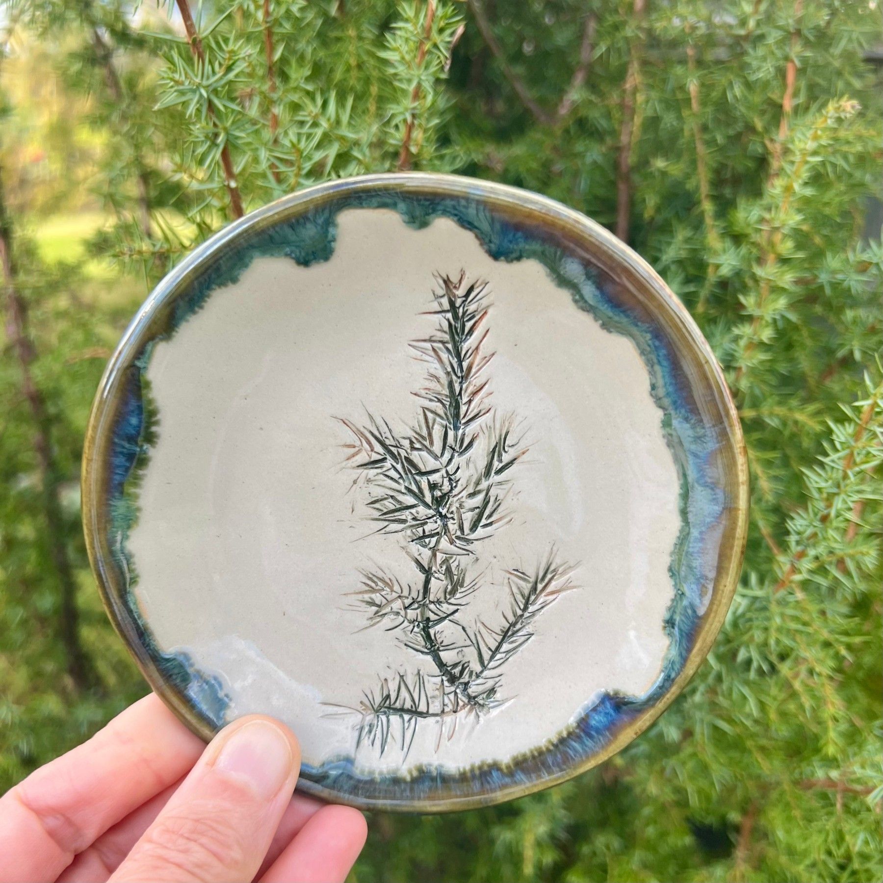 Servēšanas šķīvis puuceStudio, 13 cm, keramika — attēls 2