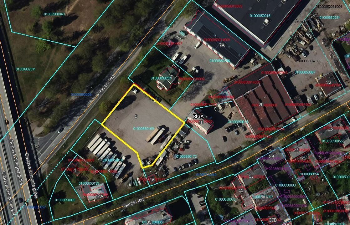Zemes gabals 2505 m², Ķīšezera iela 5, Rīga — attēls 4