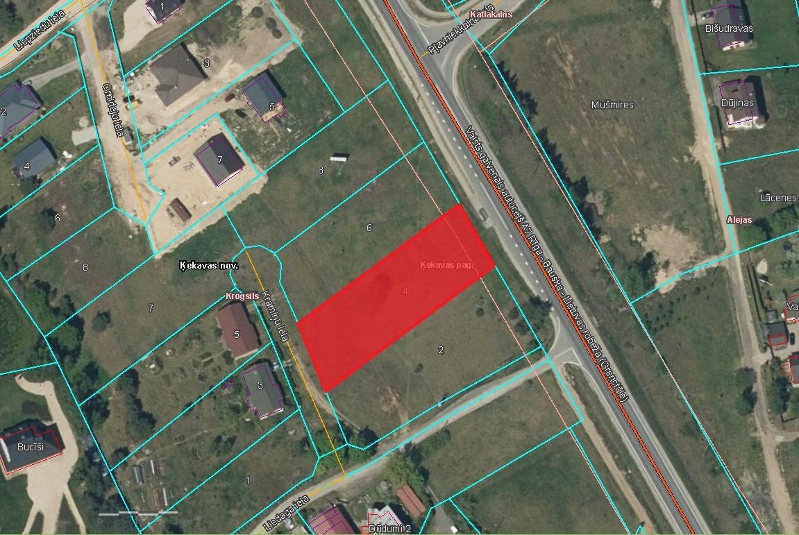 Zemes gabals 2122 m², Kramiņu iela 4, Ķekavas pagasts — attēls 5
