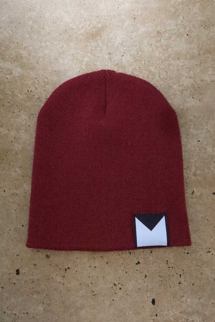 Sieviešu cepure M50, one size, akrils, bordo krāsā, ziemai