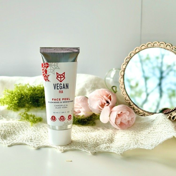 Sejas serums / skrubis Vegan Fox, pīlings (skābju), 50 ml