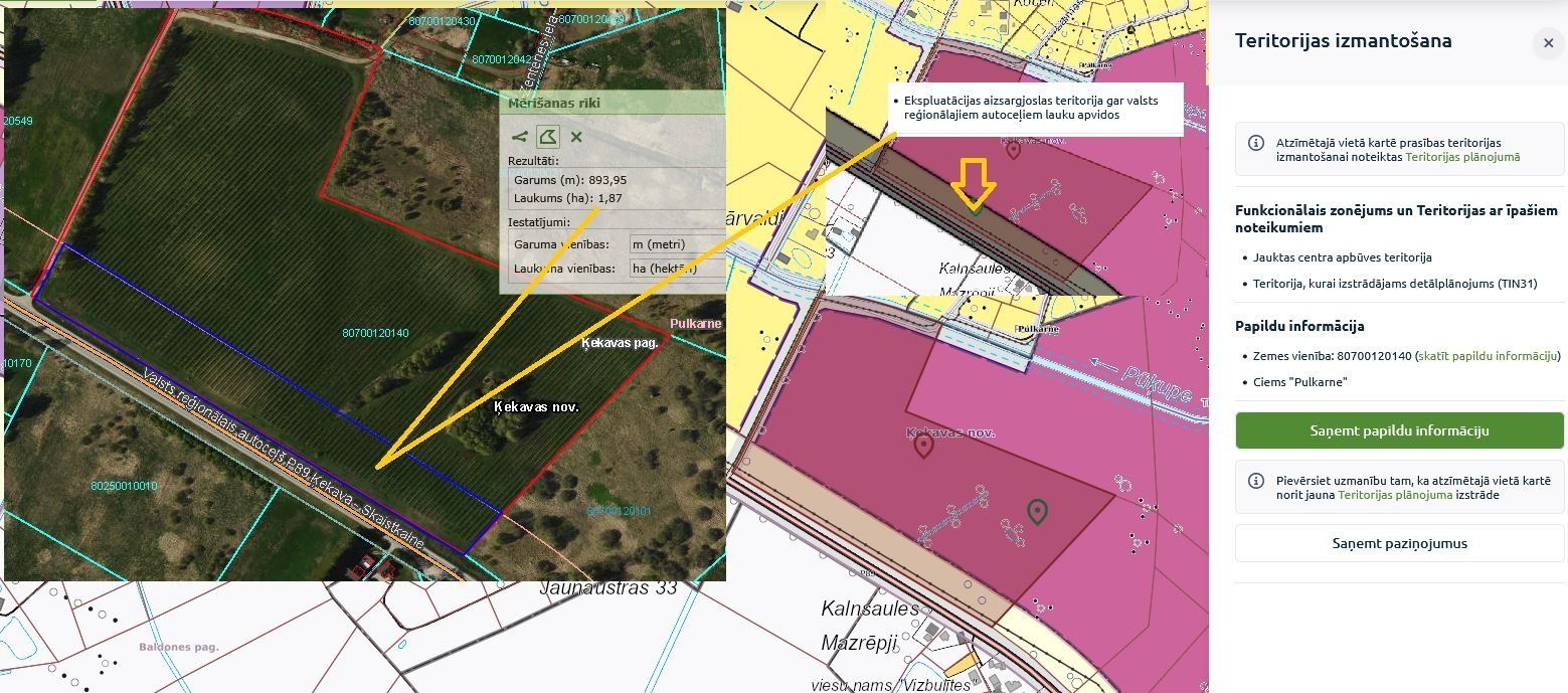 Zemes gabals 10,29 ha, Ķekavas pagasts — attēls 2