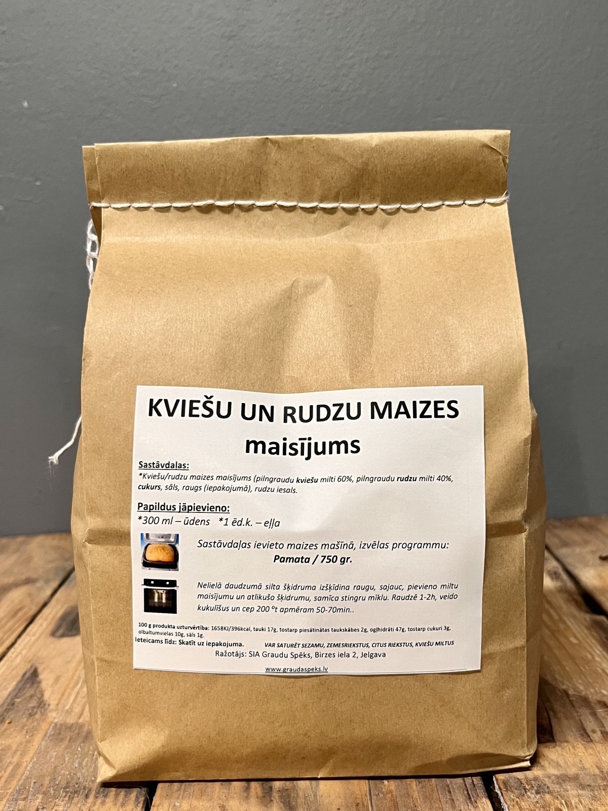 Kviešu–rudzu maizes maisījums