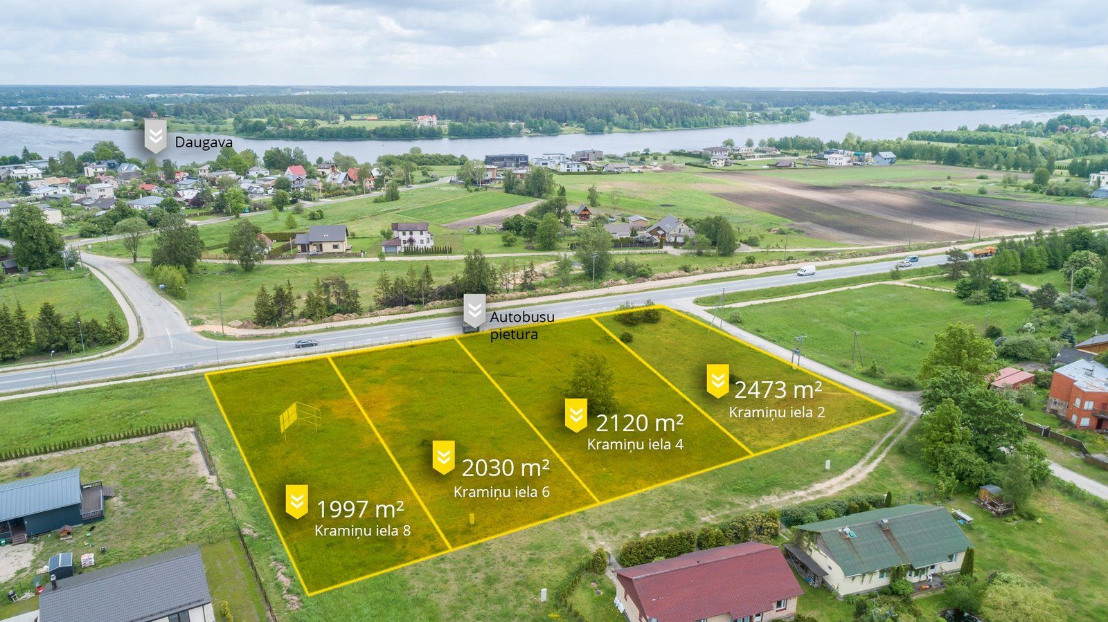 Zemes gabals 2122 m², Kramiņu iela 4, Ķekavas pagasts