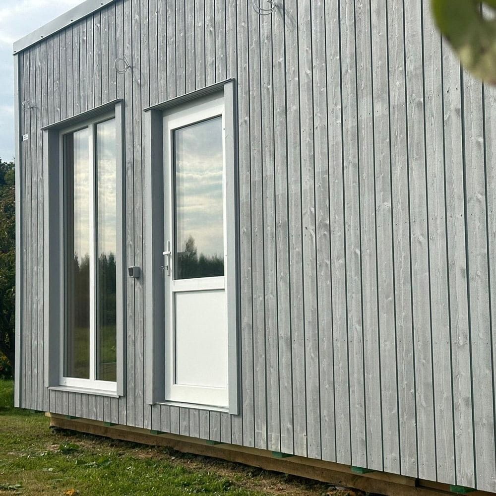 Karkasa pirts, malkas krāsns, 18 m², 8 personām — attēls 3
