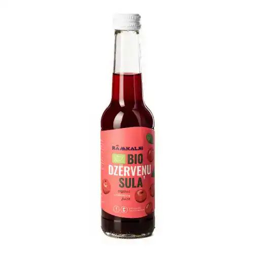 BIO dzērveņu sula, 12 × 275 ml