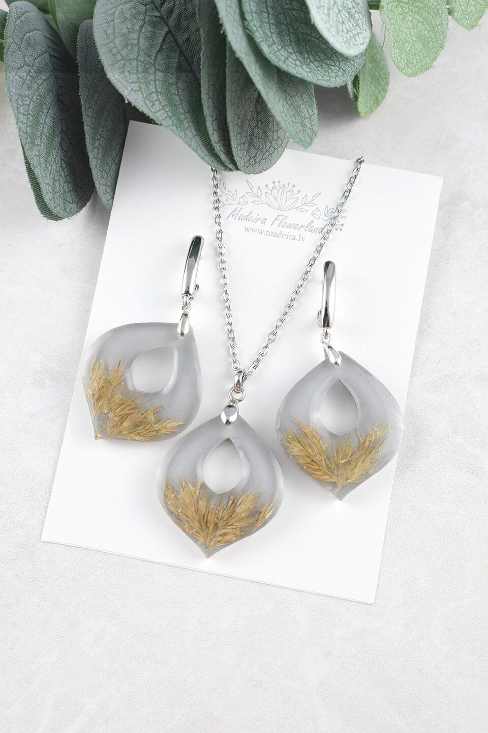 Rotaslietas Madeira Handmade, pelēkā, bēšā krāsā — attēls 3