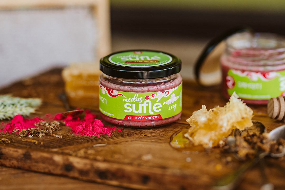 Dzērveņu medus suflē, 50 g