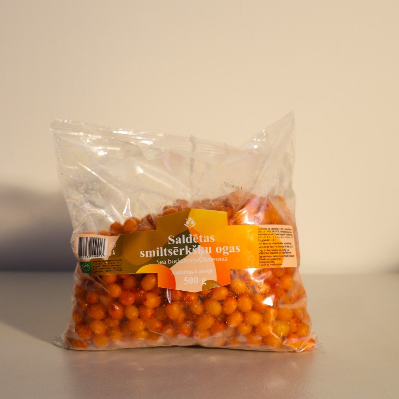 Saldētas smiltsērkšķu ogas, 500 g