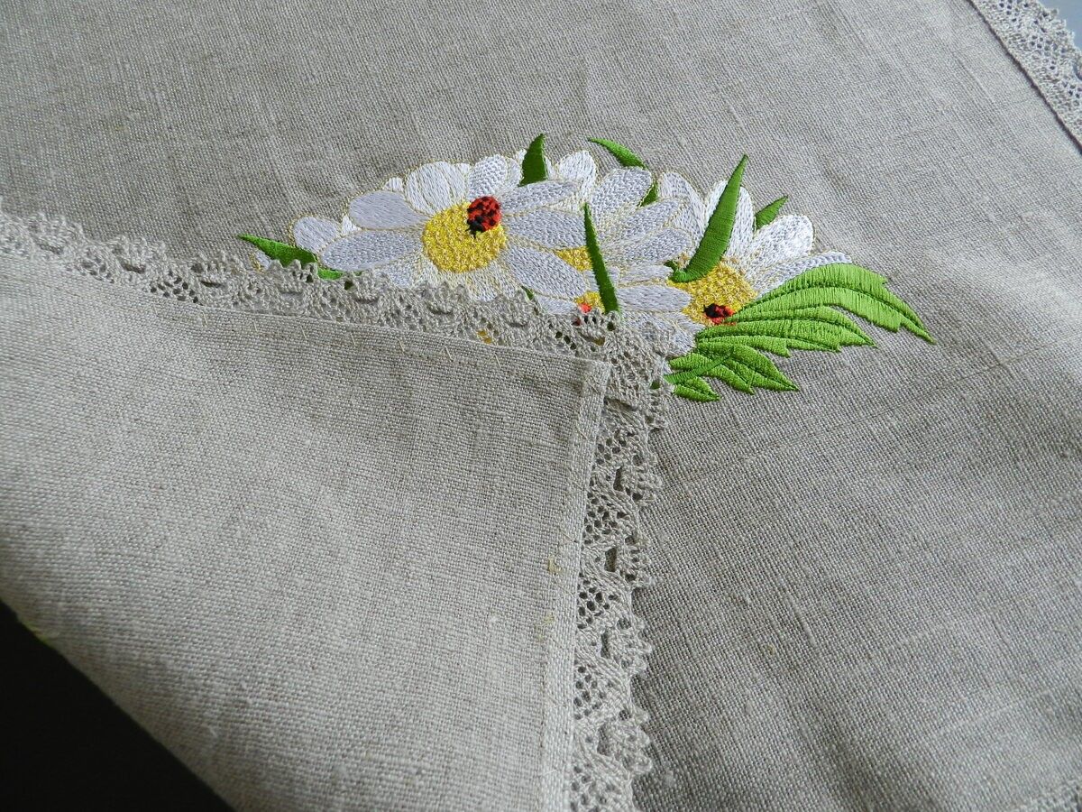 Galdauts Jolanya, platums 50 cm, garums 150 cm, lins — attēls 5