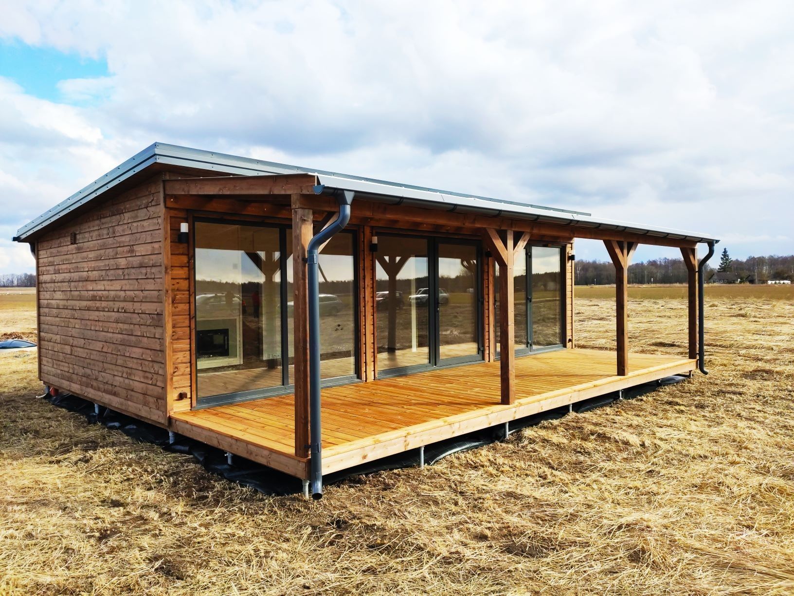 Moduļu māja, koka karkass, 24 m² — attēls 2