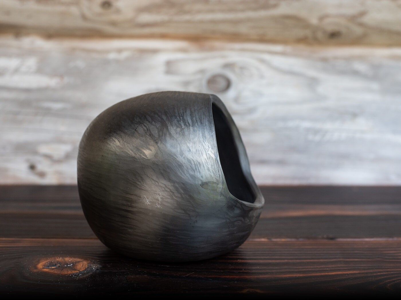 Garšvielu trauciņš Clay & Wood Design, keramika, melnā krāsā — attēls 3