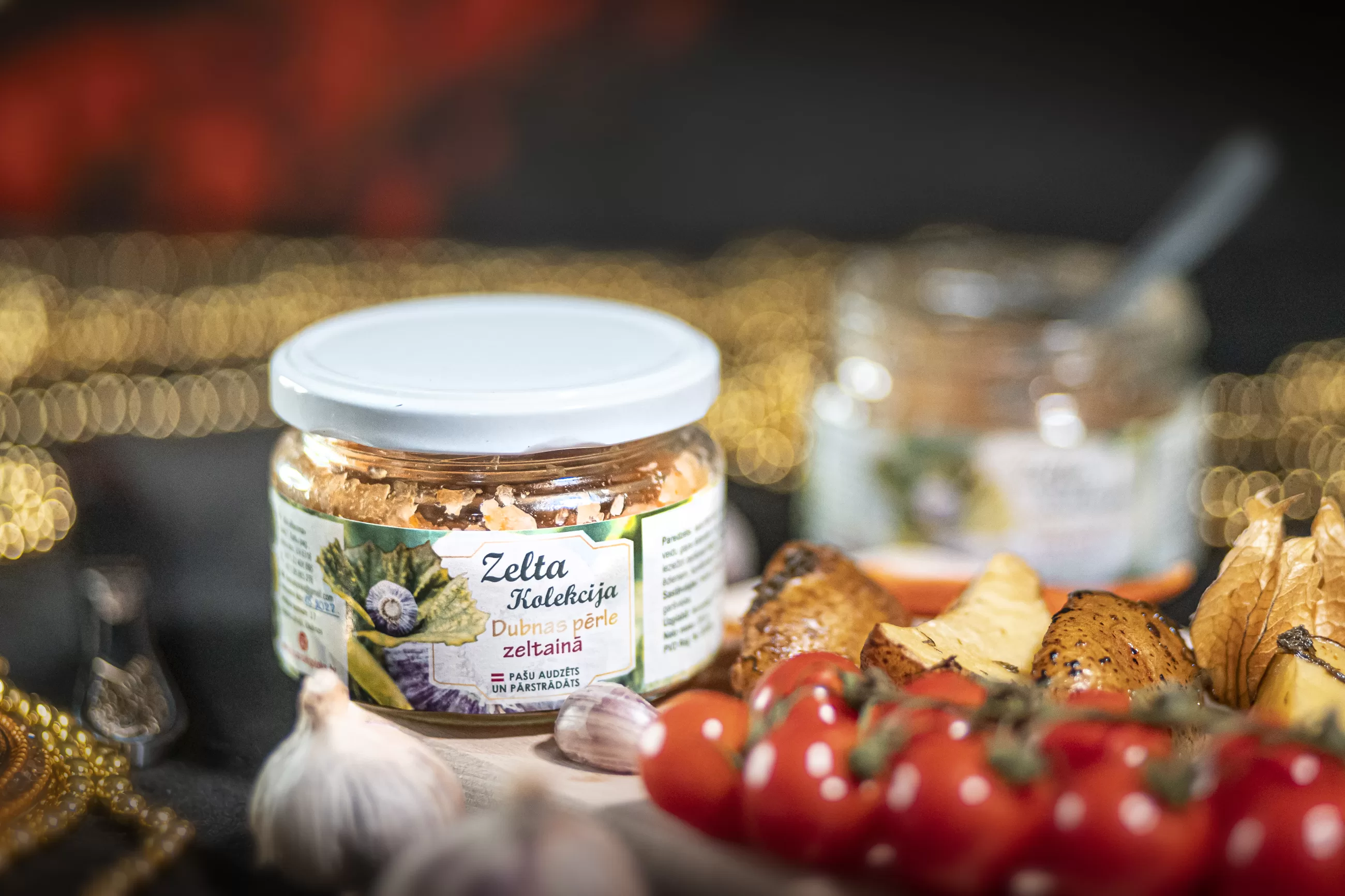 Ķiploki medū ar cidonijām „Dubnas pērle” zeltainā, 180 g