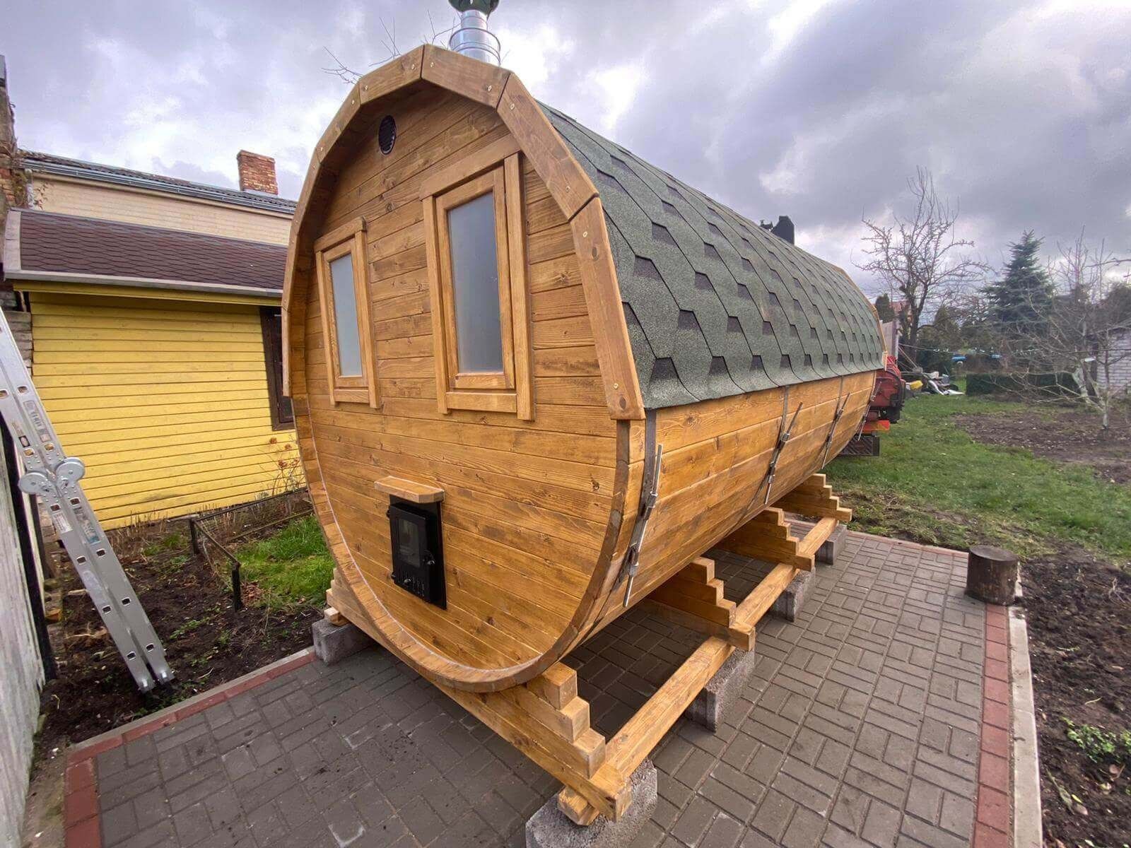 Mucas pirts, malkas krāsns, 6,9 m² — attēls 2