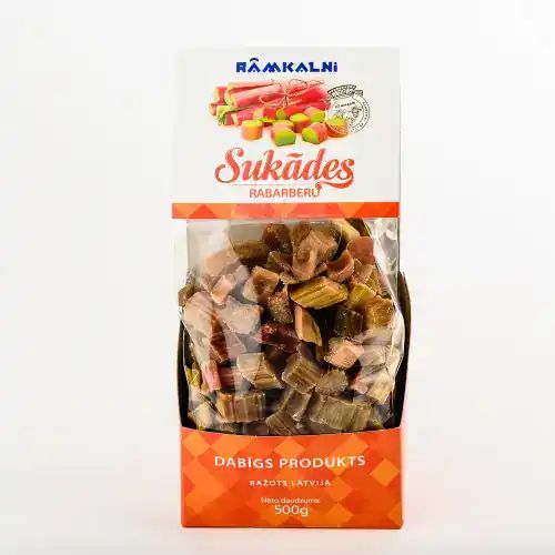 Rabarberu sukādes, 500 g