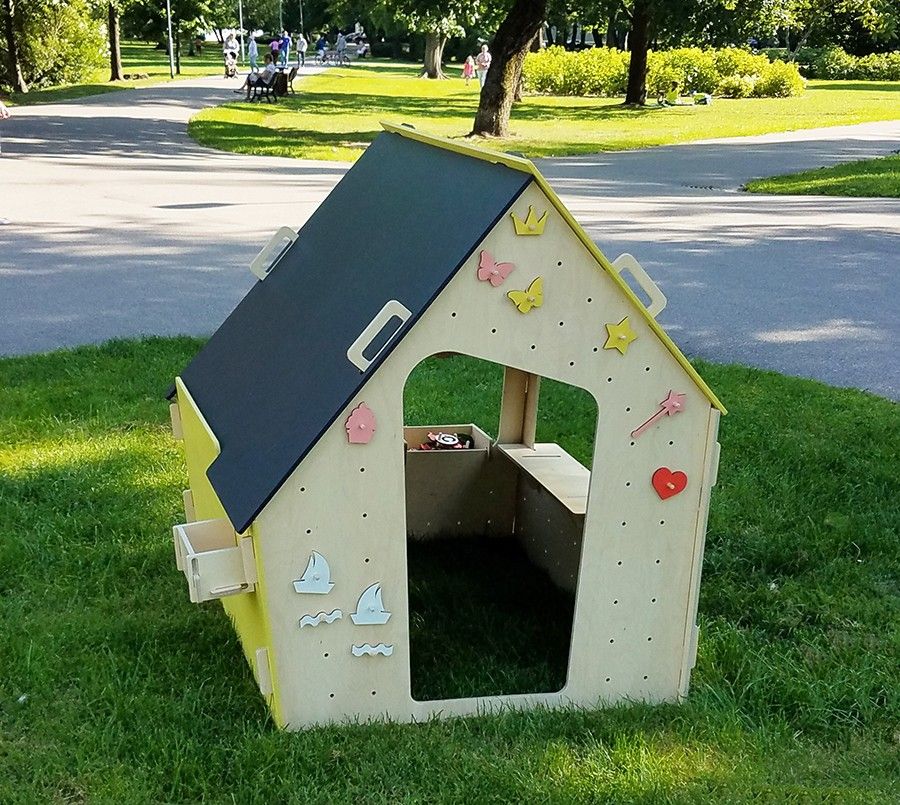 Rotaļu mājiņa LiL HOUSE, 1–2, 3–4, 5–7 g., platums 1,02 m — attēls 4