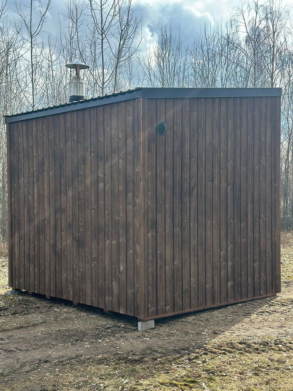 Karkasa pirts, malkas krāsns, 7,5 m², 8 personām — attēls 4