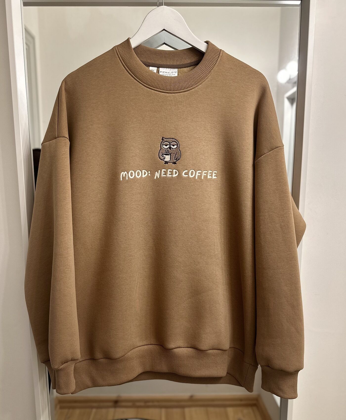 Sieviešu džemperis PIENALOTÉ, XS, S, M, L, XL, brūnā krāsā — attēls 2