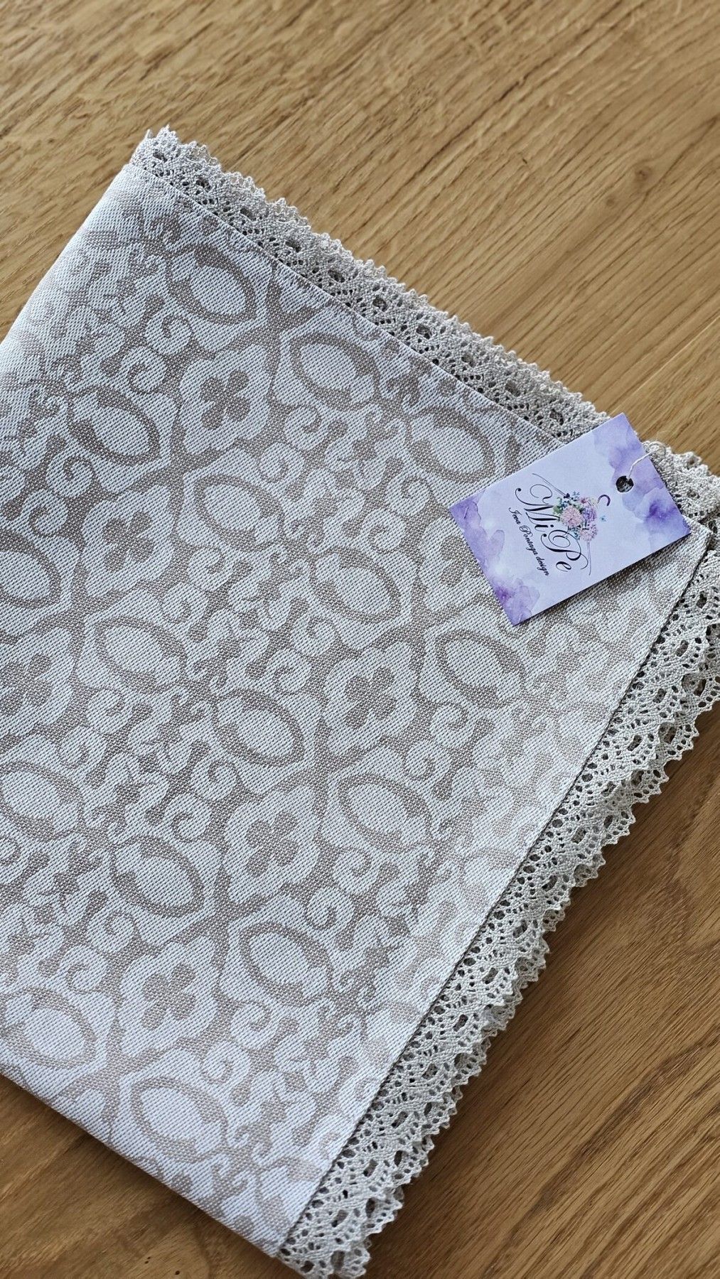 Galdauts MiPe Design, platums 50 cm, garums 120 cm, lins — attēls 3
