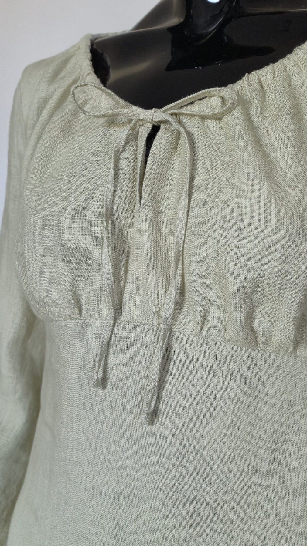 Kleita Feel the Style, XS, S, M, L, maksi, lins, zaļā krāsā — attēls 3