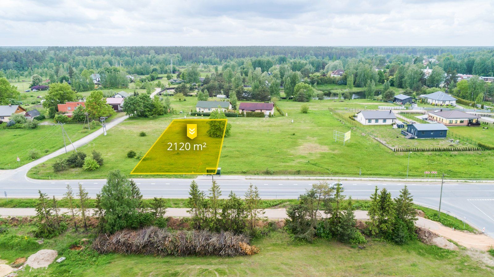 Zemes gabals 2122 m², Kramiņu iela 4, Ķekavas pagasts — attēls 3