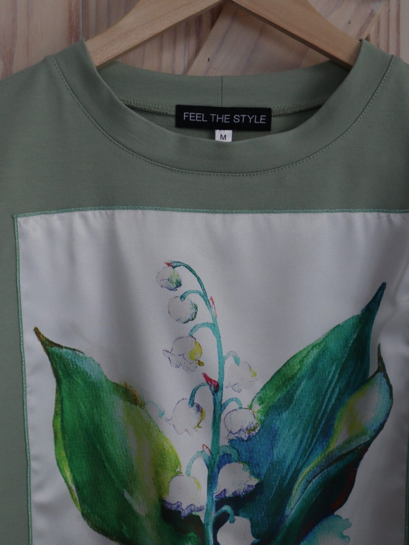 Sieviešu džemperis Feel the Style, S, M, L, XL, zaļā krāsā — attēls 4