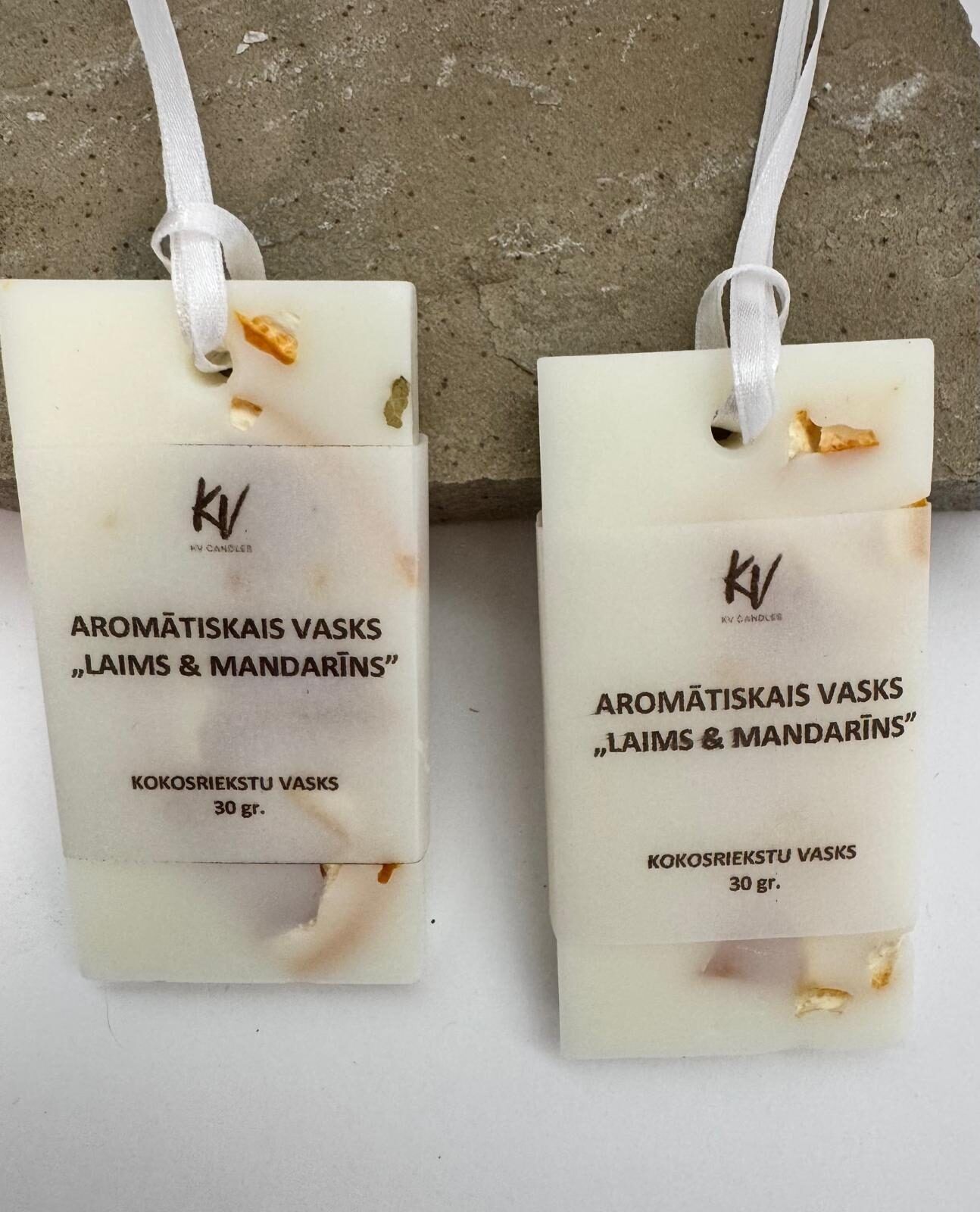 Gaisa aromatizētājs KV Candles, 1 gab., citrusu — attēls 2