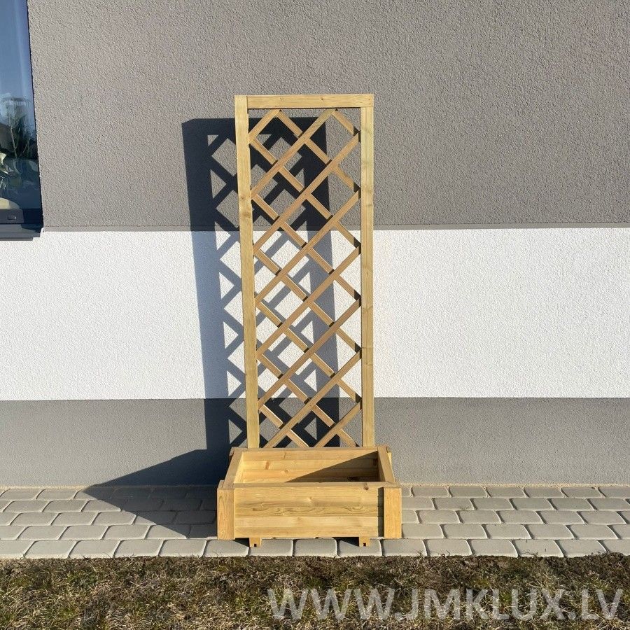Puķu pods JMK LUX, puķu kaste, platums 40 cm, garums 60 cm