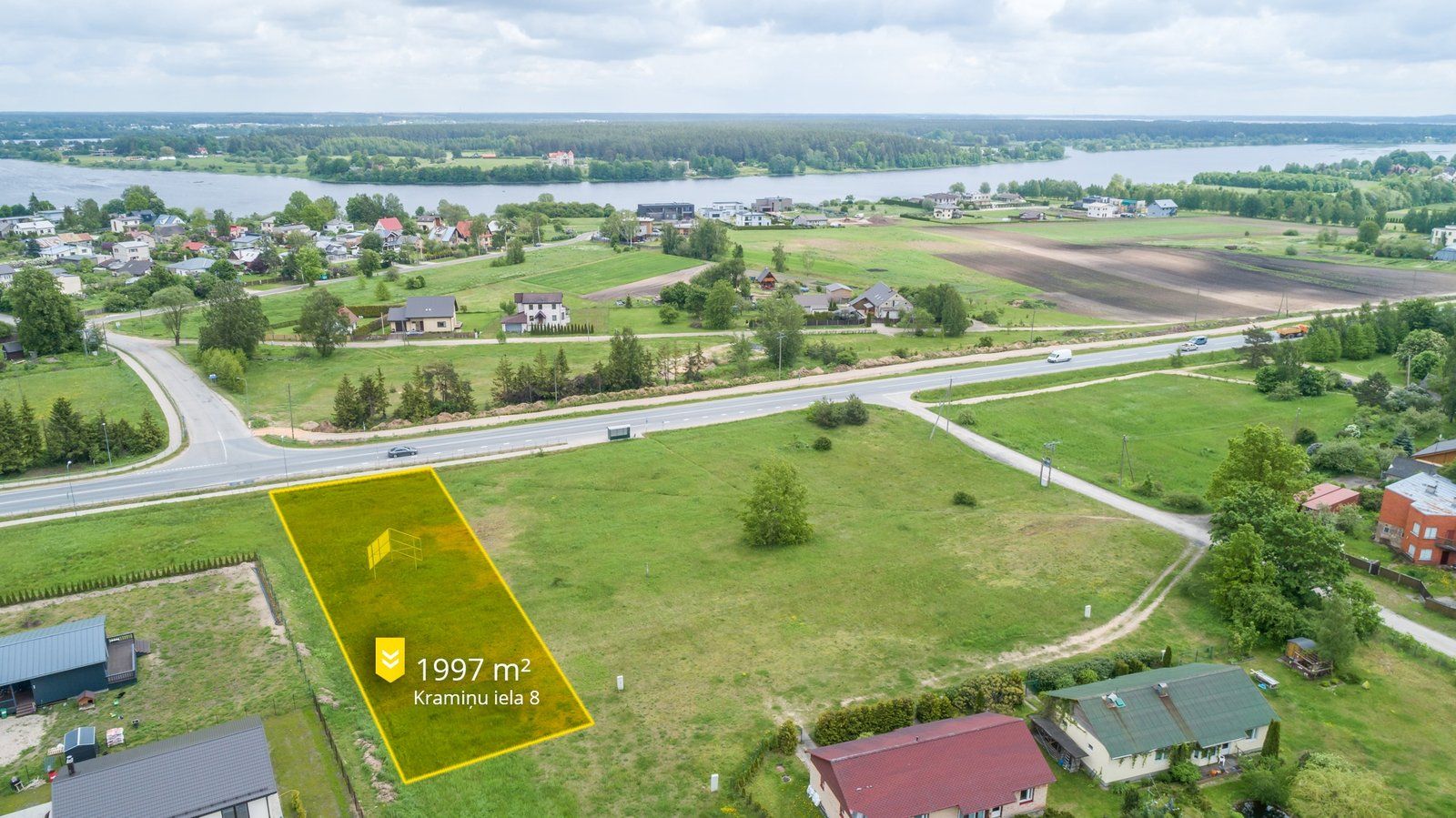 Zemes gabals 2106 m², Kramiņu iela 8, Ķekavas pagasts — attēls 4