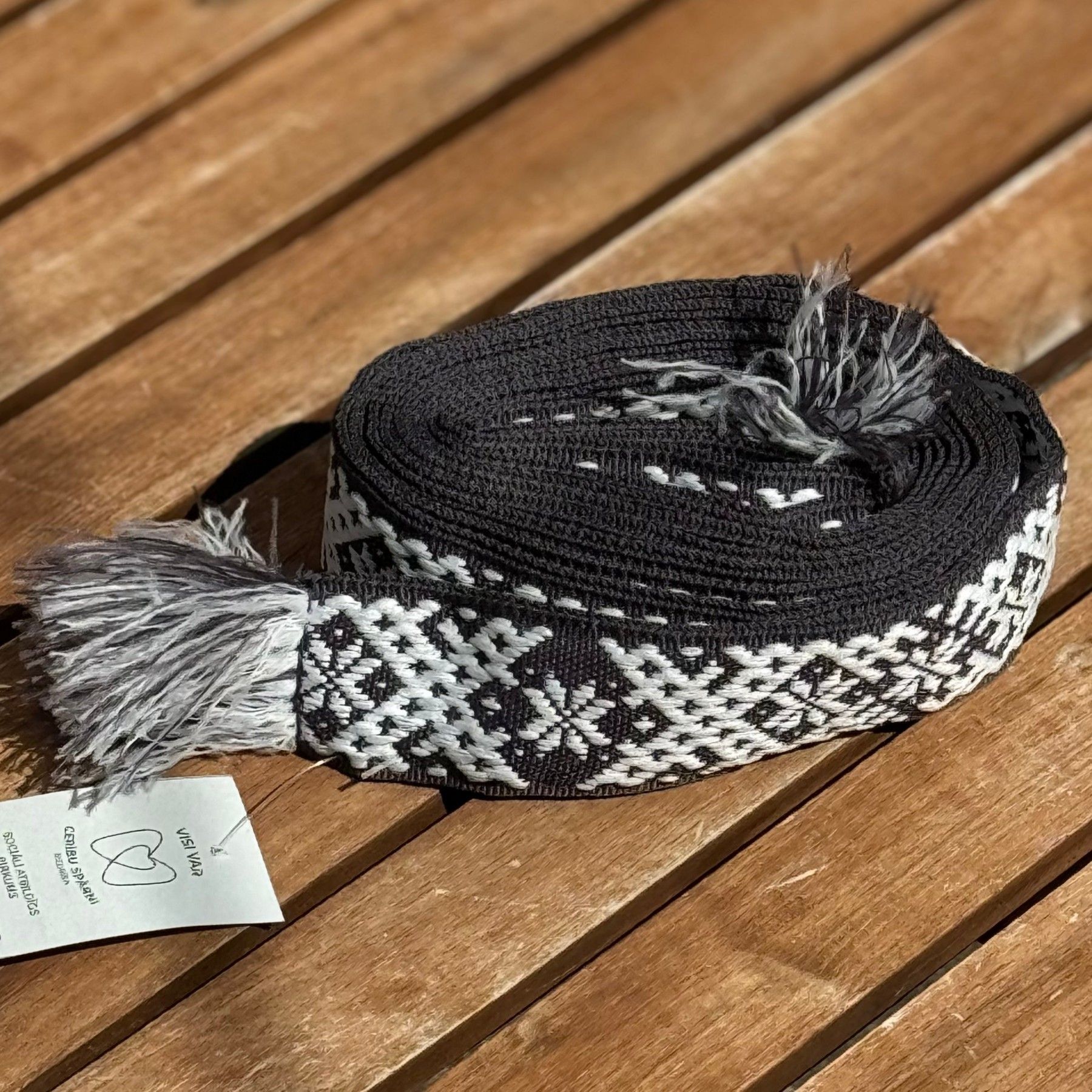 Sieviešu josta Visi Var, tekstils, pelēkā krāsā