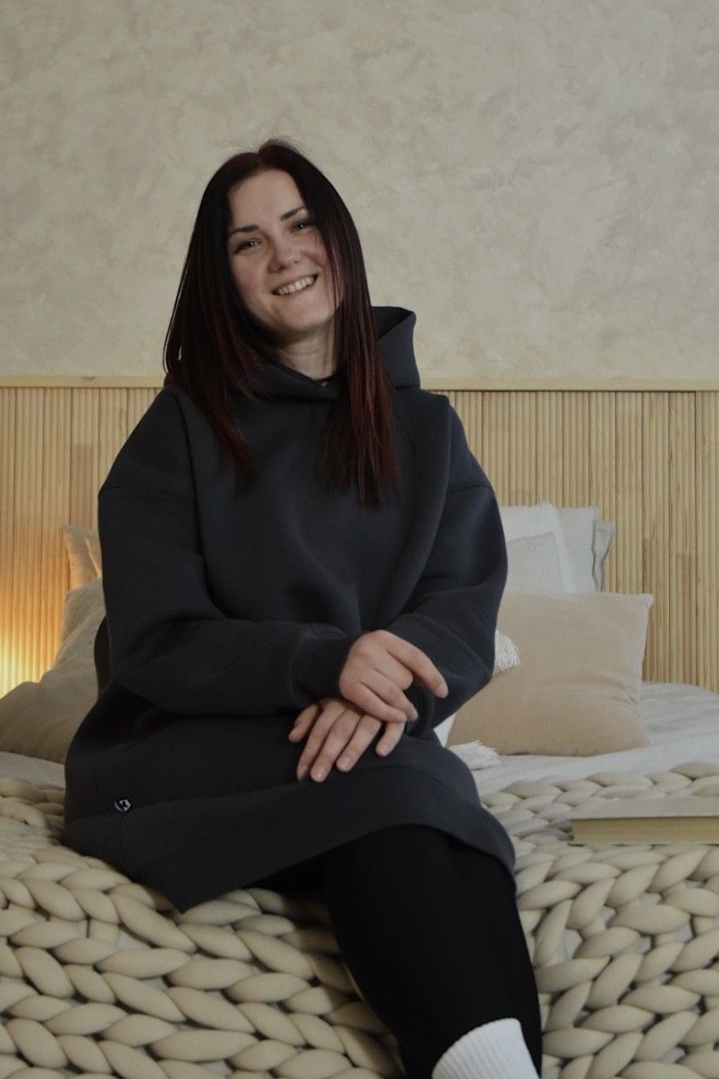 Sieviešu džemperis BaraBeku Kids, S, M, L, XL, melnā krāsā — attēls 4